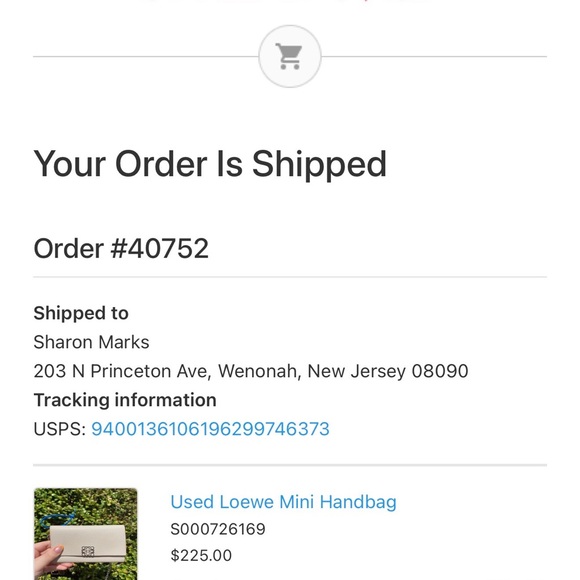 Loewe small Crossbody Wallet with Chain Strap - Picture 7 of 7